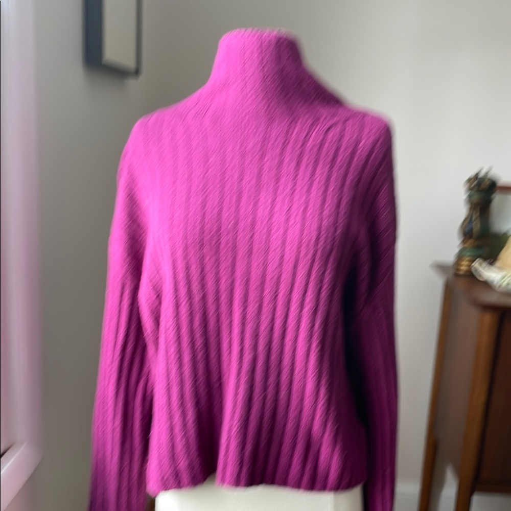 Open Edit  dark Pink Sweater with great lines